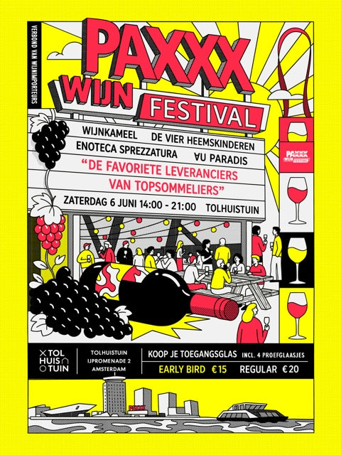 PAXXX Wijnfestival | 6 juni 2026 | Tolhuistuin